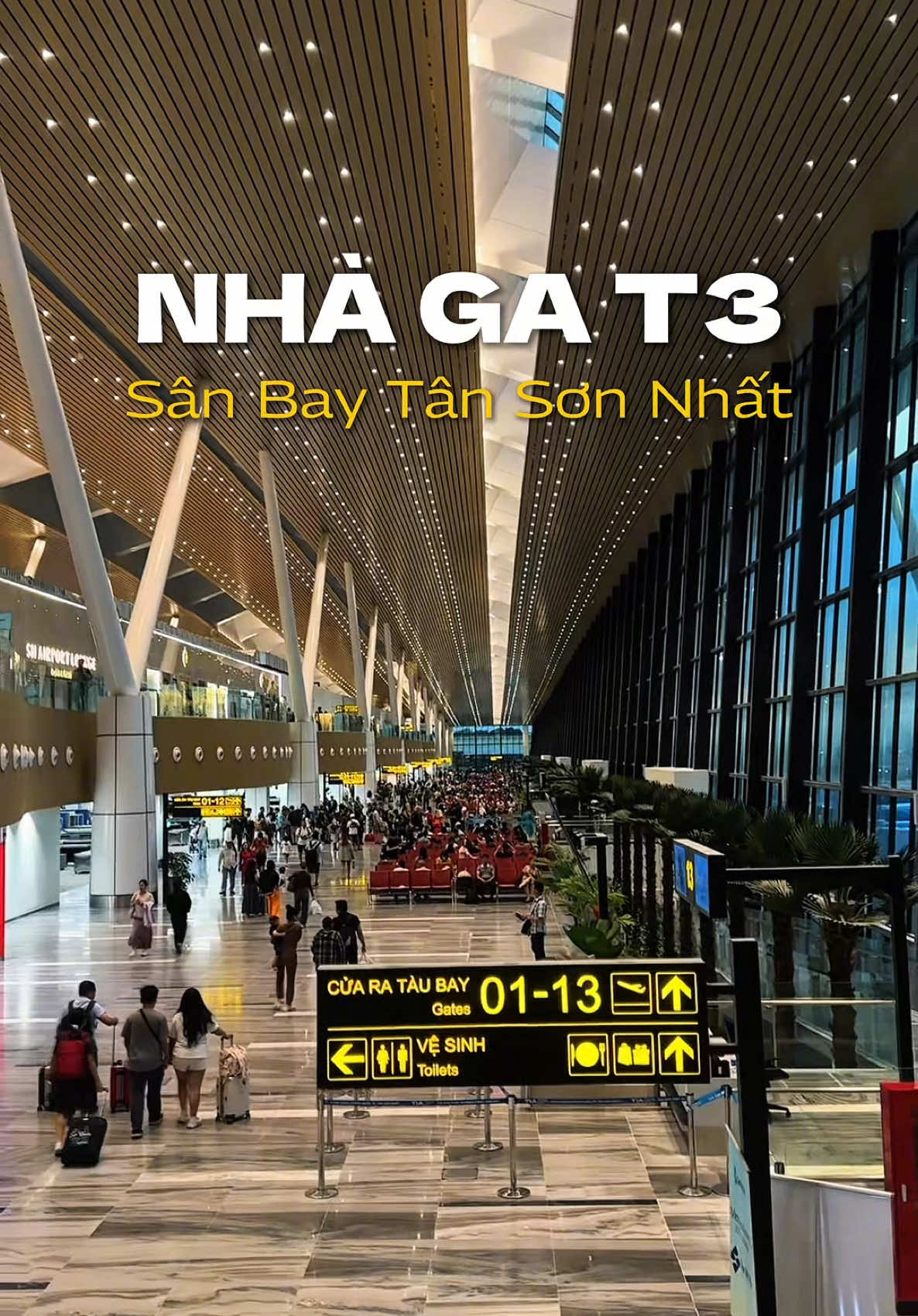 Trải nghiệm lần đầu tại nhà Ga T3 - Sân Bay Tân Sơn Nhất #trainghiemcungnam #vietnam #hochiminh #nhagat3 #tansonnhatairport #sanbay #trainghiem #khampha #dulich 