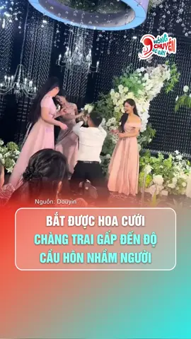 Pha cầu hôn nhầm người gây náo loạn đám cưới #cauhon #haihuoc #funny #damcuoi #hcdd #hongchuyendoday #tintuc #tinnong #trending