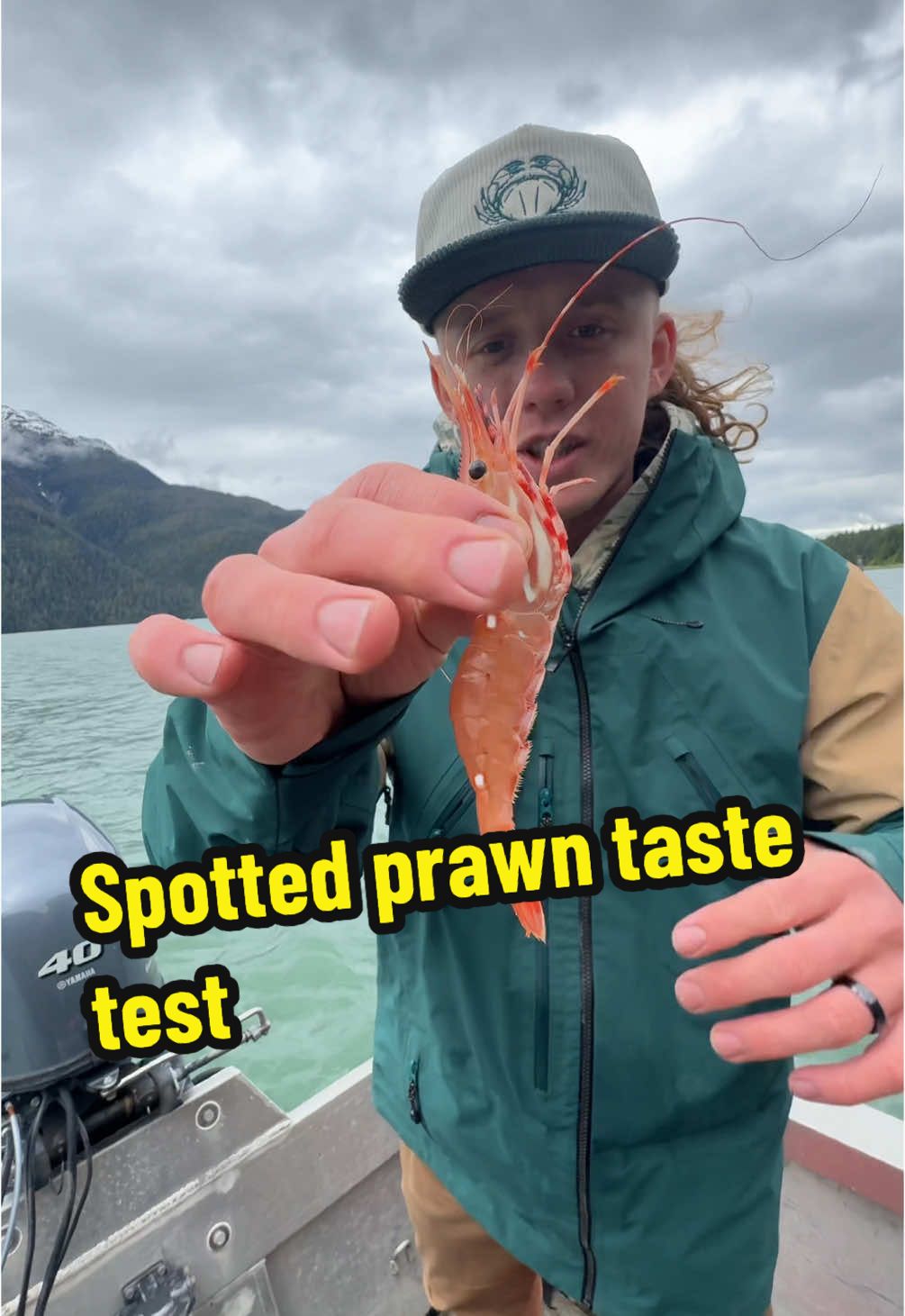 Sleeping on the prawns! 