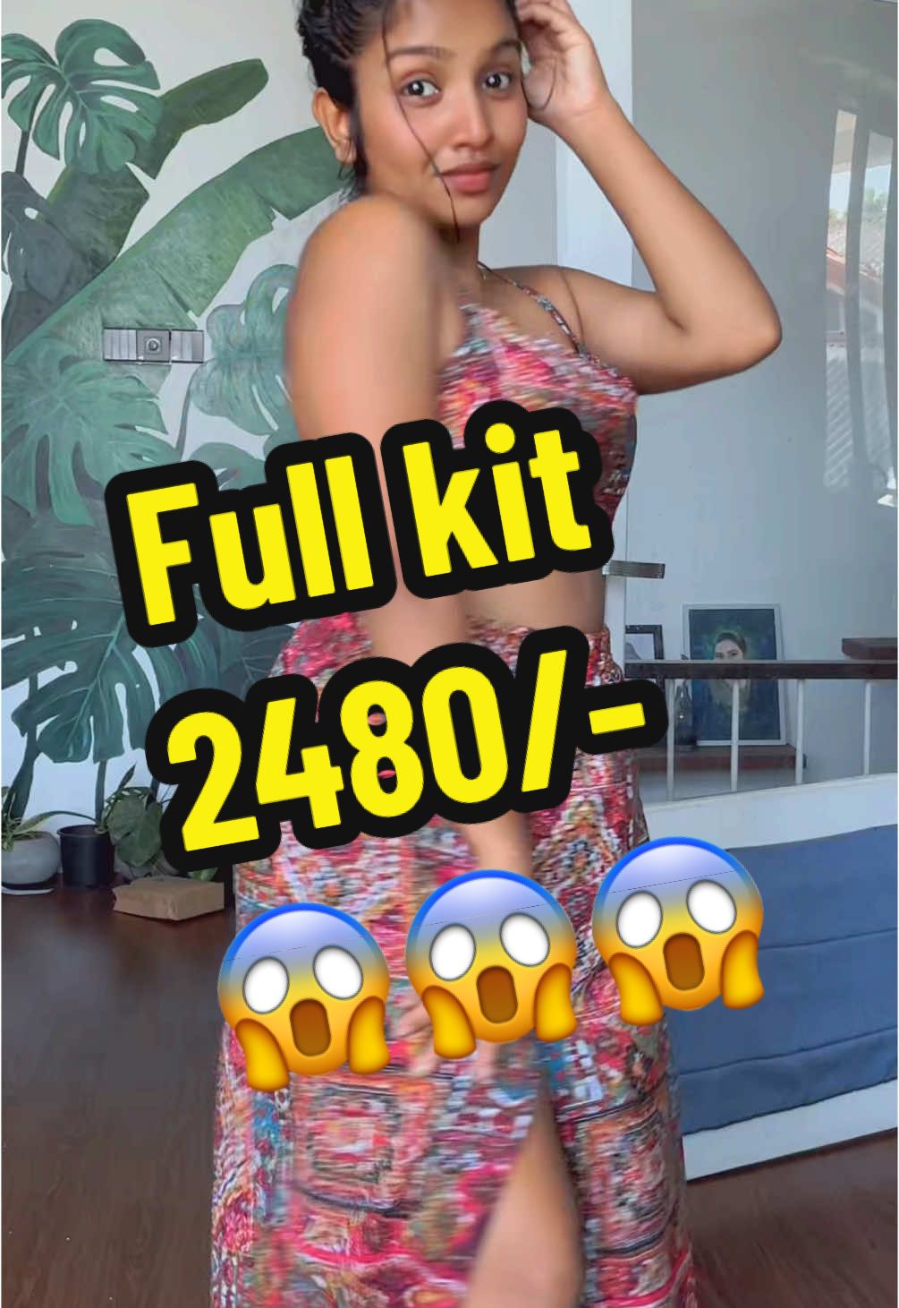 Kit එකම 2480/- 🙈💕 limited stock available ඉක්මන් කරන්න skirt slit එක customize කරගන්න පුලුවන් 🤗🛍️✨  buy now:WhatsApp more details (Stylefix 076 7414 211) 📥🛍️✨ #stylefix #fashion #foryou #unique #cute #fashinable #desings #fyppppppppppppppppppppppp #slfashion #onemillionaudition #sffashion 