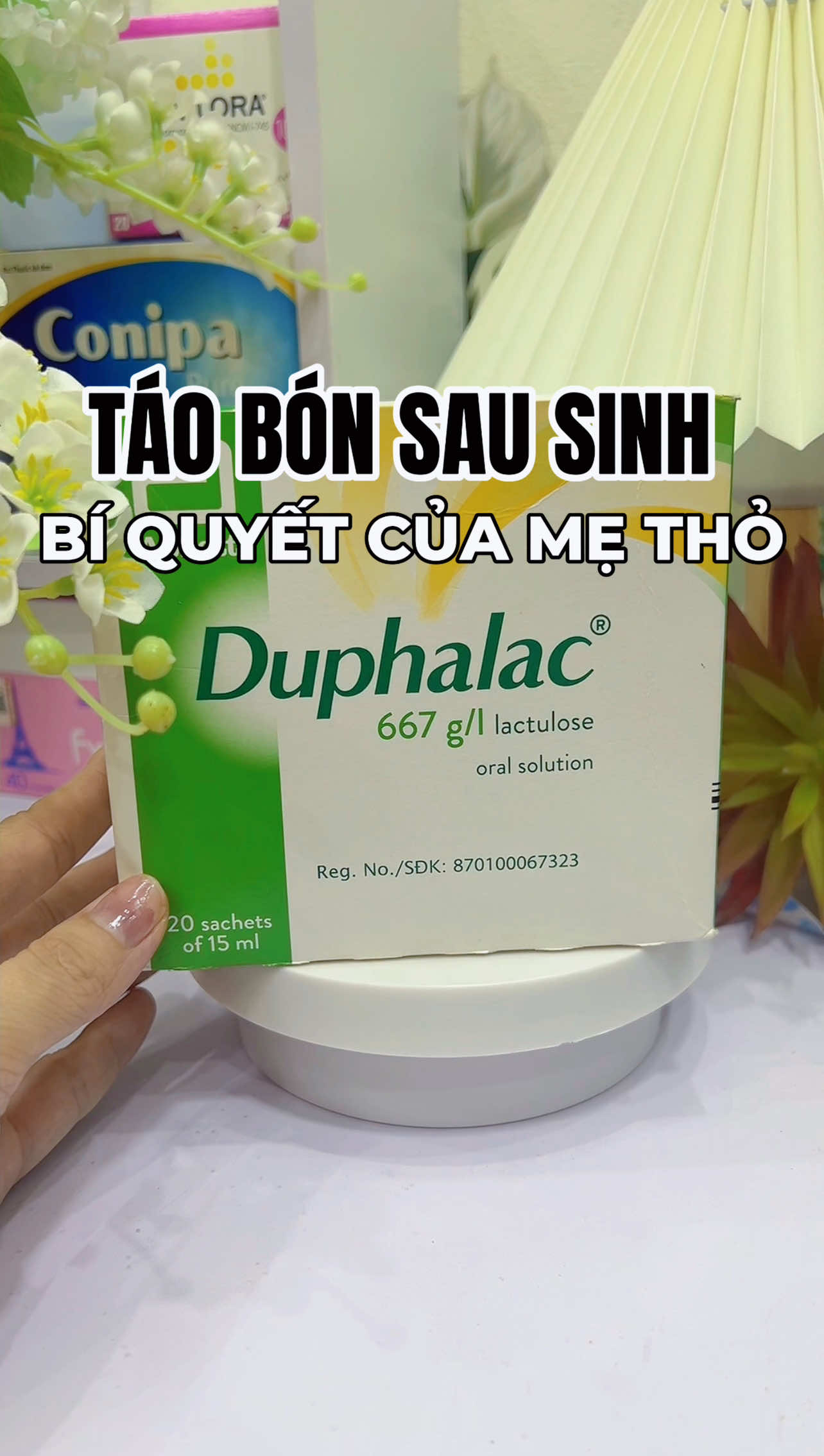 Trả lời @Vại của hợ😗 Loại này an toàn cho cả mẹ bầu và mẹ bỉm cho con bú nhé mom ơi, mom nhớ uống đúng và đủ liều để đạt hiệu quả nhé #baovesuckhoe  #taobonsausinh  #suckhoetieuhoa  #duphalac  #viral 