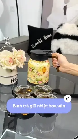 Ấm trà giữ nhiệt vân hoa nghệ thuật chất liệu inox 316 cao cấp. #xuhuong #xuhuongtiktok #muataitiktok #tiktokshop #amtragiunhiet #binhtragiunhiet 