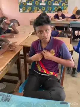 The boy said he goes to school to meet his girlfriend, not to study.