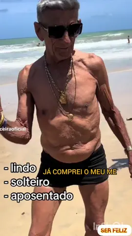 VOVÔ DANÇANDO NA PRAIA. JÁ COMPREI O MEU ME. 