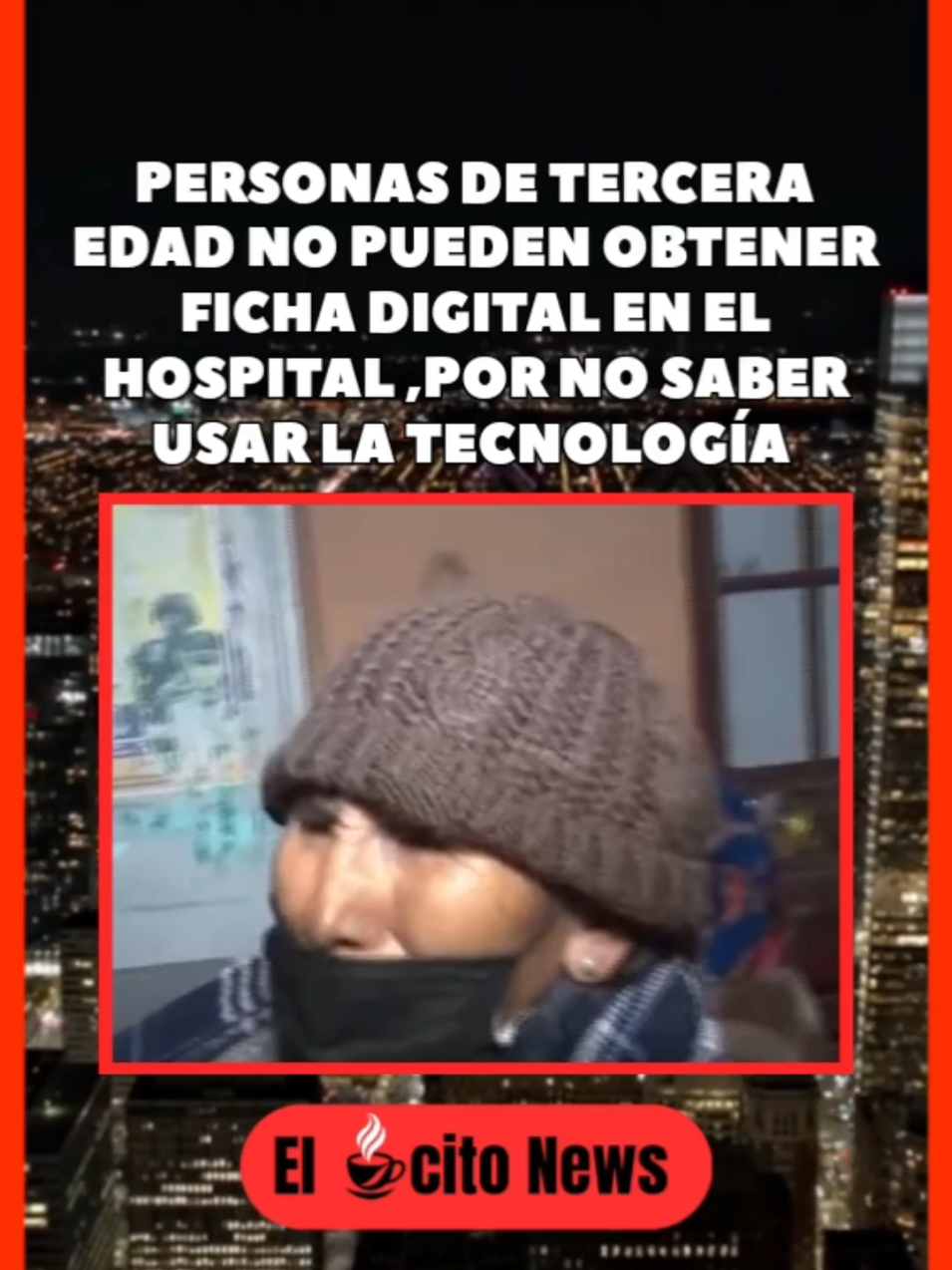 Las personas de la tercera edad no pueden obtener ficha digital en el hospital por no saber usar la tecnología  #terceraedad #injusticia #salud #abuelita #bolivia #citamedica #news #noticias 