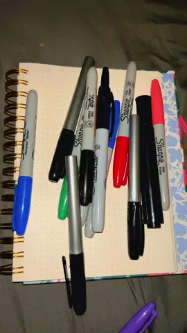 rating my permanent markers! i love the sound these make😫😍 #fyp #foryou #markerasmr #sharpieasmr #ratingmarkers #rating #asmr 