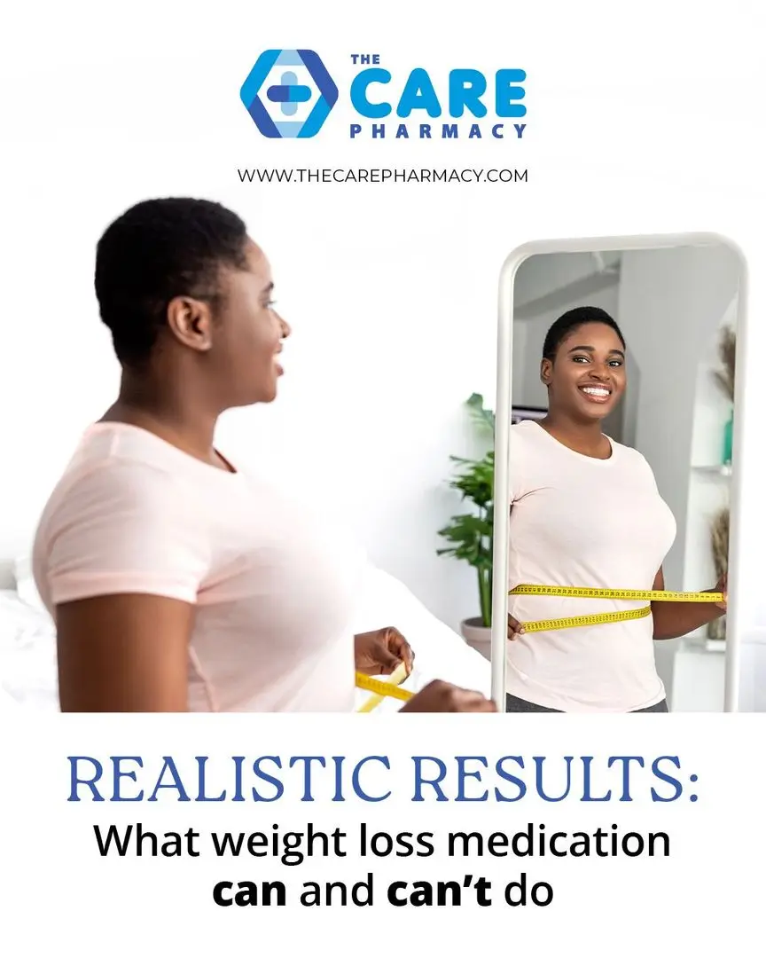 💊 Weight loss medication can support appetite regulation 💊 It can help kickstart progress when things have stalled 💊 It can work alongside healthy lifestyle changes to boost long-term results But here’s what it can’t do: 🚫 Replace balanced eating 🚫 Rewire habits overnight 🚫 Guarantee the same results for everyone That’s why we focus on more than just the medication; we support the whole journey, from physical health to mindset. Your results won’t look like anyone else’s and that’s OK. What matters is that they’re realistic, sustainable, and right for you. Find out more at www.thecarepharmacy.com #thecarepharmacyuk #realresults #weightlosssupport #whattoexpect #pharmacycare #ukhealthjourney #fyp