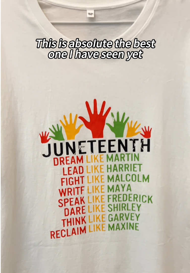 This is absolute the best one I have seen yet.#juneteenth #tshirt #Summer #clothes #ootdfashion #outfitideas #fyp #tiktok 