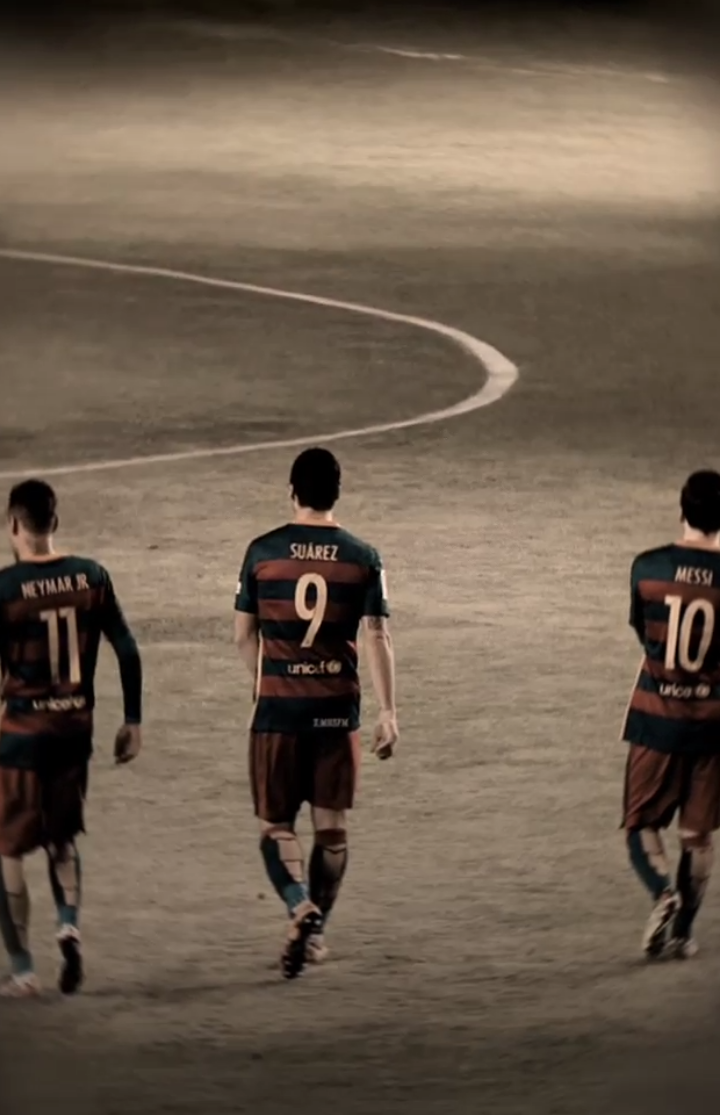 Trio terbaik pada saat itu🔥☠️ #sepakbola #barcelona #messi #neymar #suarez #msn #fyp #fypage