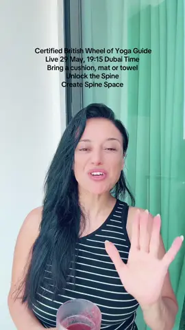 Unlock your spine with Allya. Tight shoulders? Release tension with Allya#dubai🇦🇪 #tiktoklive #dubaimarina #dubaiviral #dubailife #dubairealty #dubaiyoga 