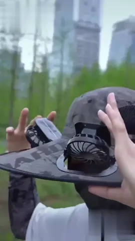 Solar fan hat is a must-have for outdoor fishing. It lasts for 5 hours and keeps you cool and refreshed.