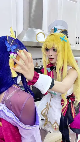 Masterchef..  👩‍🍳👩‍🍳  Ei:@Mazata                                                         #Escoffier #Ei #raiden #GenshinImpact #genshin #fyp #foryou 