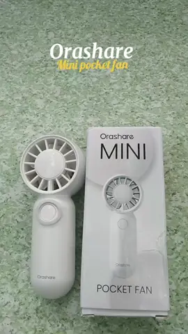 Napaka cute na man tlga nitong mini fan Ng orashare 🥰#minifanportable #orashareminipocketfan #orashare 
