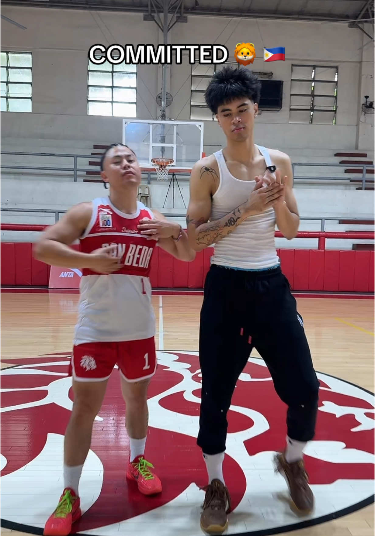 COMMITTED TO SAN BEDA UNIVERSITY 🦁🇵🇭 #fyp #viral #trending #phillipines #filipino #basketball #sanbeda #manila @jomel 🧟‍♀️ 