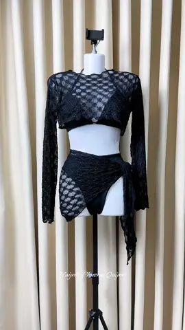 Set bikini đi biển phối áo kèm quần bikini #dodibien #vaydibien #bikini #thoitrang #fypシ゚ 