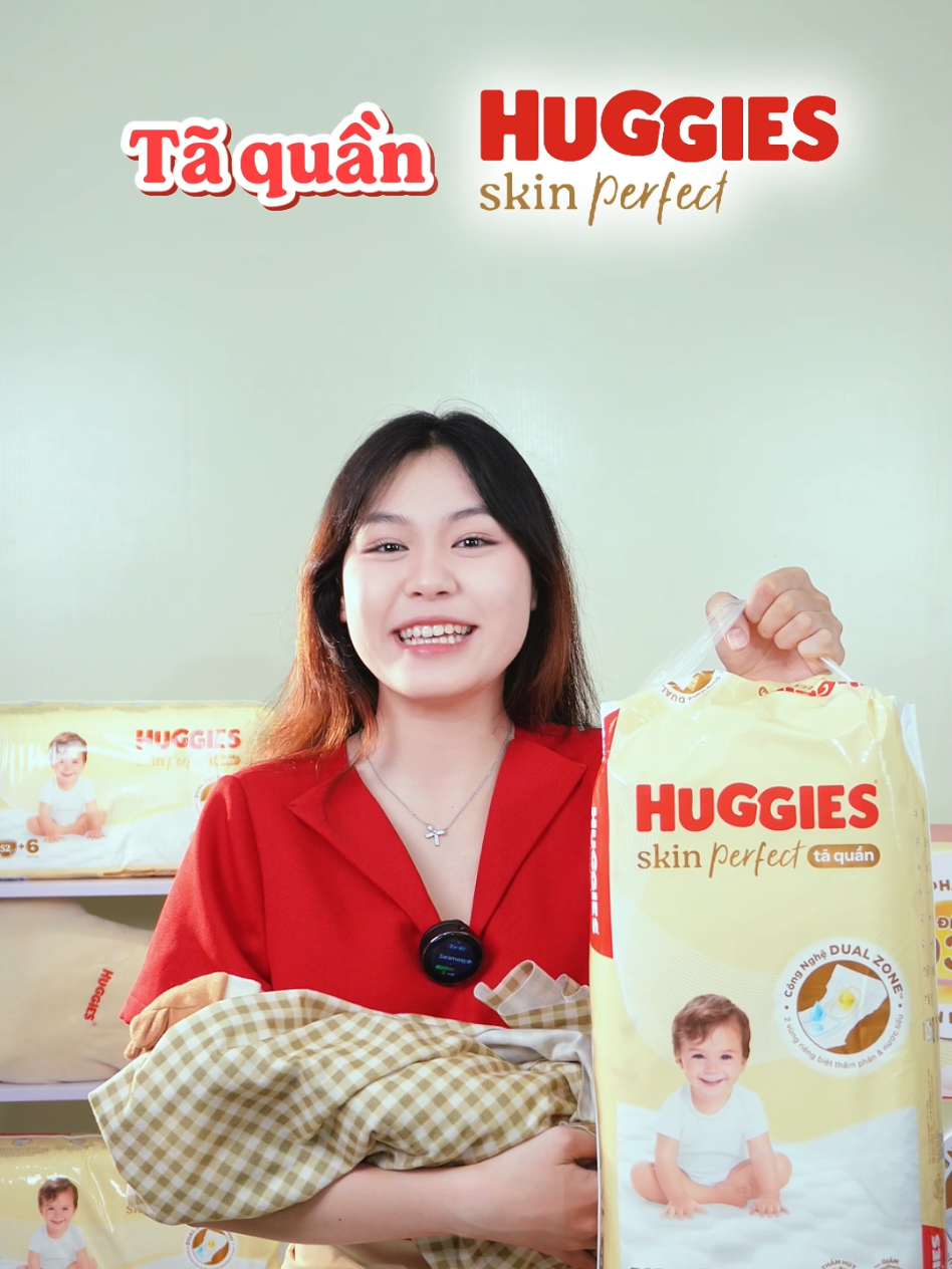 Có tã quần Huggies Skin Perfect thì đợi bao lâu cũng được, hihi #huggies #skinperfect #skincare #naturemade #livestream #xuhuong #trending #ta #bim #mevabe #embe #mebimsua #mebim #panda #antamvuisam 