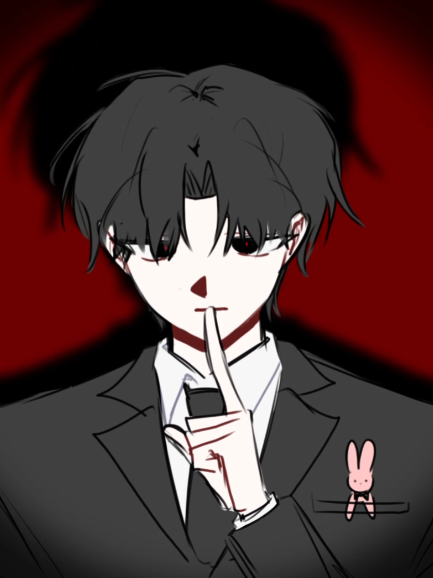 뿔 달린 무언가와 검은 고양이 #김솔음 #괴담출근 #그림자 #그림그림 