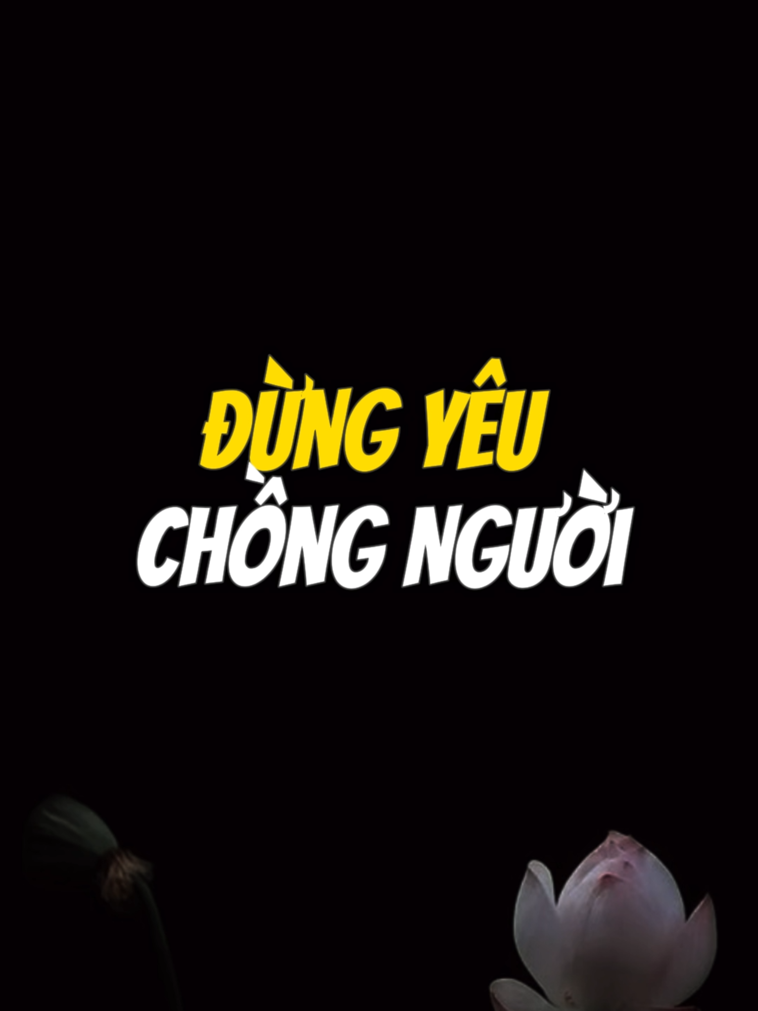Đừng Yêu Chồng Người #dontyeuchongnguoi #loikhuyenphunu #tinhyeukhoquendo