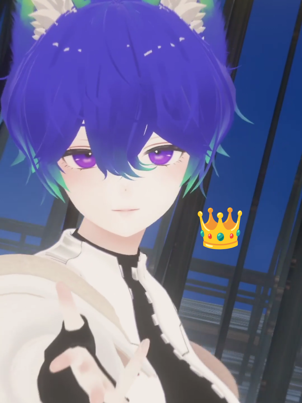 Kanan kiri, King 👑 Ayo absen  ☝ sudahkah kalian dengerin cover King-nya SOL.4CE hari ini?  #keyoriesa #vrchat #mmd #vtuber #dance 