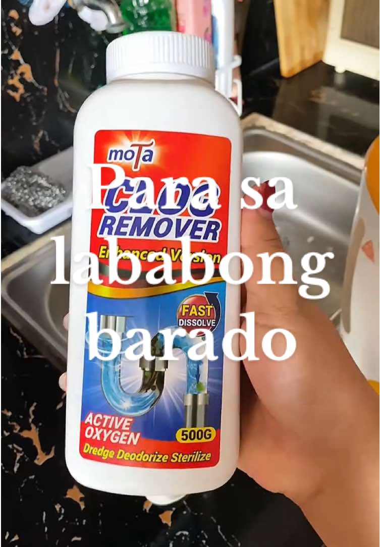 Buti nalang talaga sinubukan ko to. Legit talaga to promise kaya kung problema nyu din yung baradong labado lagyan nyu lang nito! #clogremover #baradonglababo 