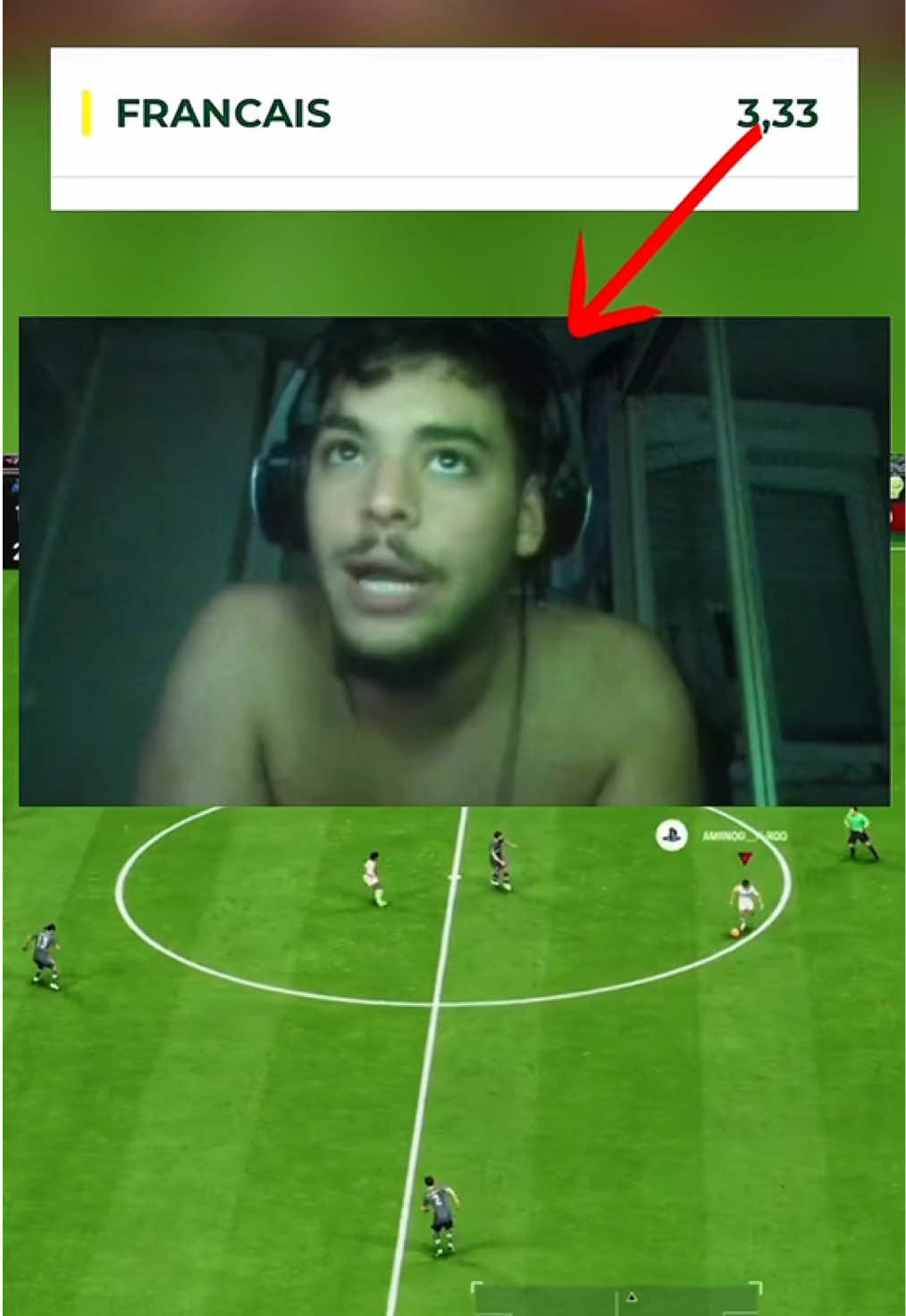 Le Français c’est 0 pour lui 😂😂😂 #onima #twitch #pourtoi #note #redif #humour #fyp 