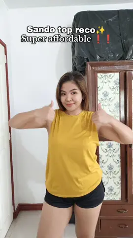 super affordable ang gandang pamabahay, pangGym #sando #teetop #pambahay #sandopambahay 