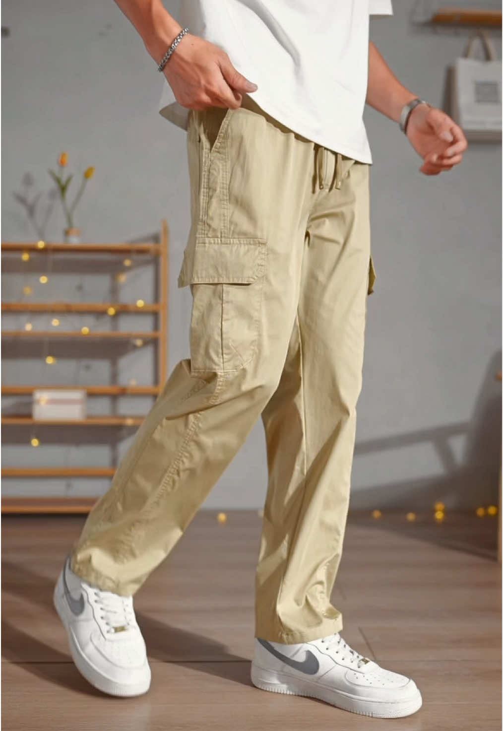 Quần Kaki Túi Hộp Nam Lưng Thun Ống Rộng #quankaki #quankakinam #quankakituihop #viralvideo #xuhuongtiktok #yfp 