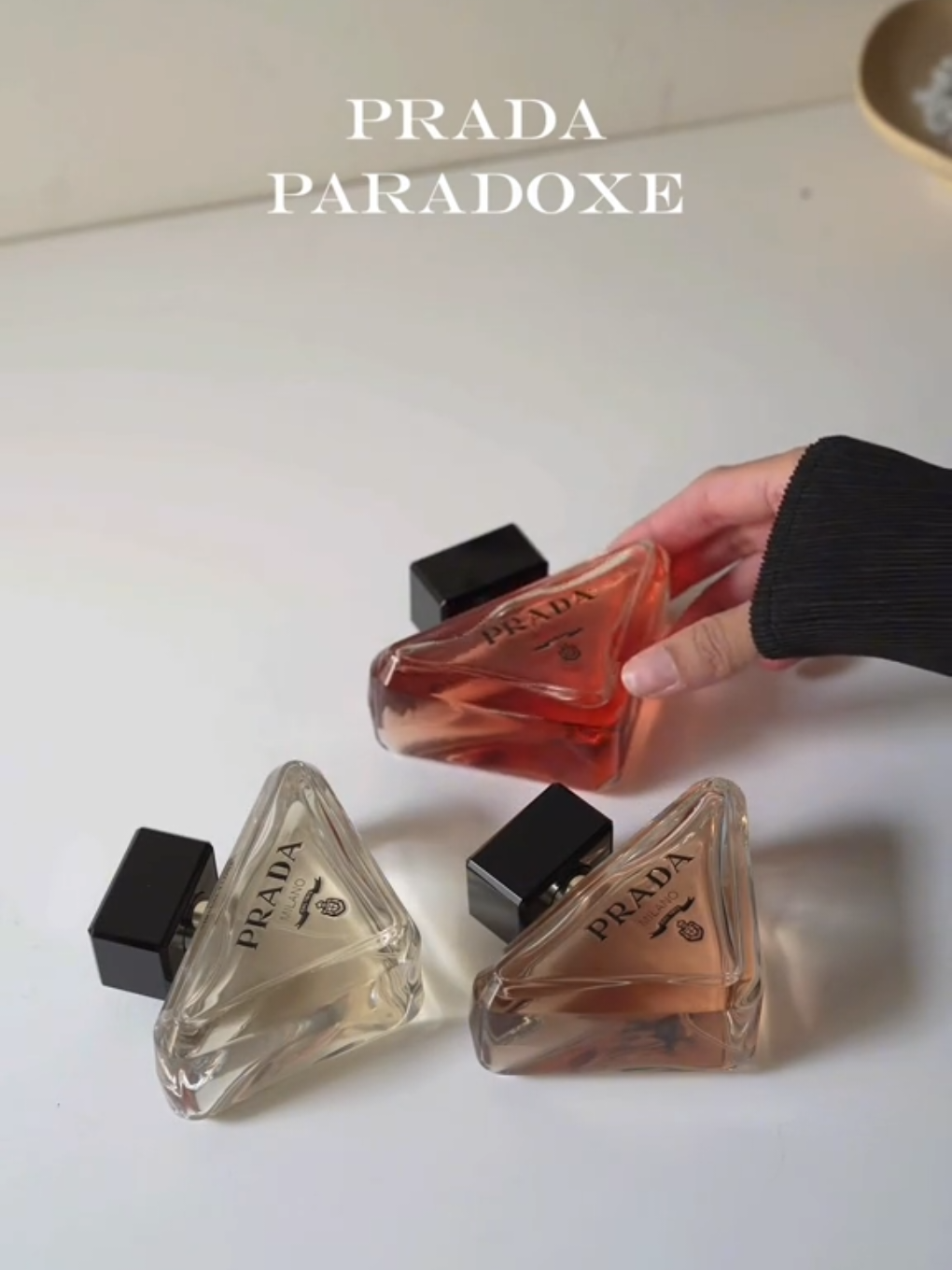 Prada Paradoxe - the overview you need and deserve 🖤 Includes Prada paradoxe eau de parfum Prada paradoxe intense Prada paradoxe virtual flower