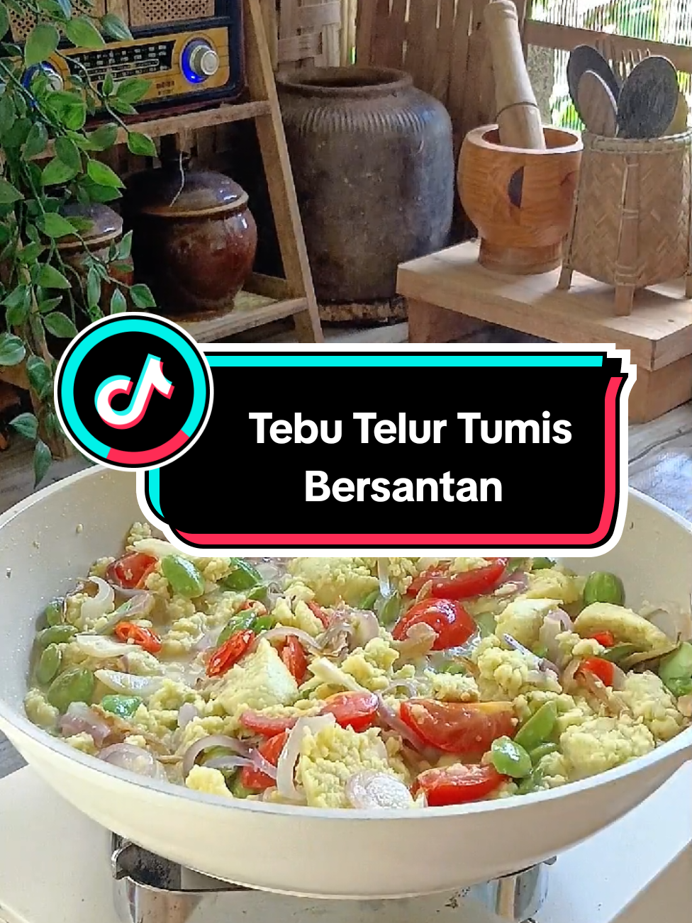 Menu kampung sentiasa di hati.kali ni akak masak tebu telur tumis bersantan. #lilynurindapurkampung #tebutelur #menukampung  #
