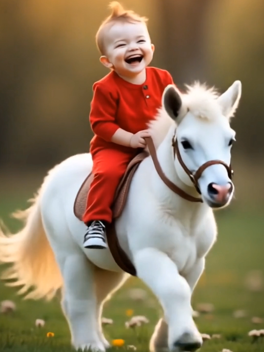 little rider 🏇🐎#cute #baby #video #rider #horse riding #trending #viral_video #shorts #cartoon #dancer #funny #for uyou #cute baby 