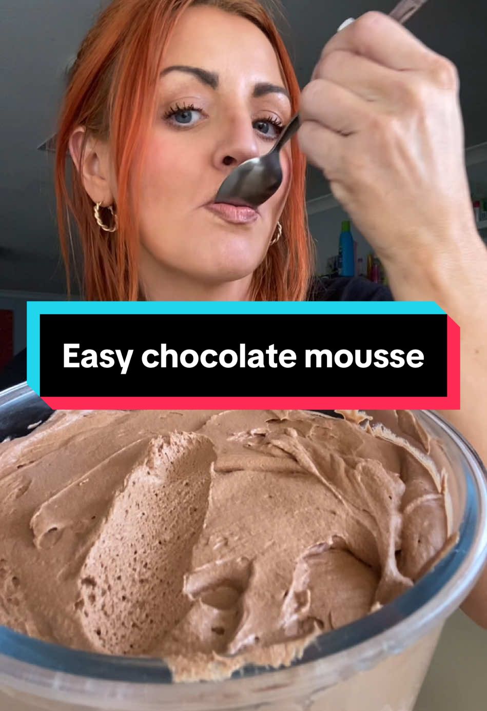 The most delicious chocolate mousse and takes less than 15 minutes.                      600ml cream  X2 egg whites  X2 tablespoons sugar 300g chocolate #chocolatemousse #chocolate #howto #homemade #cookingformyfamily #mumlifeontiktok #creatorsearchinsights #cookwithme #EasyRecipe #KitchenHacks #easydessert #homemade 
