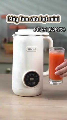 Máy sữa hạt bear 600ml bear D06X3 #maylamsuahat #maynausuahat #maynausuahatdanang 