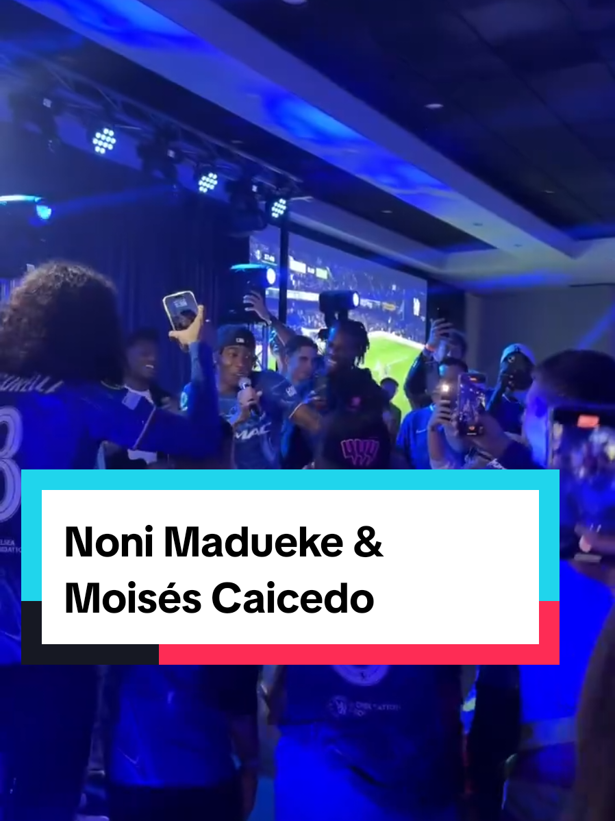 Noni Madueke with Caicedo rapping in the club after wining their first Chelsea trophy. I didn't know that Madueke and can rap omg 😳 #Chelsea #nonimadueke #sancho #chelseafc #PremierLeague #cfc #ucl #fyp #footballtiktok #xyzbca #trendingvideo #KTBFFH #uefaconferenceleague #enzofernandez #caicedo 