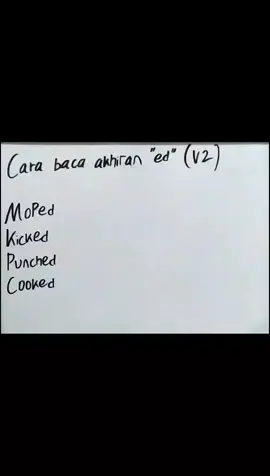Cara baca akhiran 