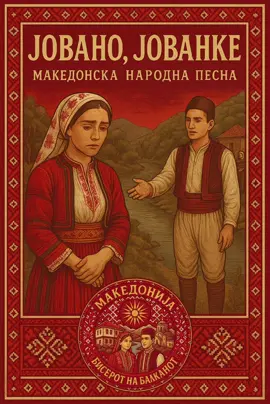 Jovano, Jovanke - Famous Macedonian🇲🇰 Folk Song Јовано, Јованке крај Вардарот седиш, мори бело платно белиш бело платно белиш, душо сè нагоре гледаш. Јовано, Јованке јас те тебе чекам, мори дома да ми дојдеш а ти не доаѓаш, душо срце мое Јовано. Јовано, Јованке твојата мајка, мори тебе не те пушта кај мене да дојдиш, душо срце мое Јовано. Во изведба на Кети Селимова и Ѓорѓи Желчески. Со прекрасна позадина што ја илустрира македонската душа💓. Дали ти се допаѓа?  Дали има некоја Јована меѓу нас? 😊 #pearlmacedonia #ubavinatanamakedonija #macedonia #macedonia🇲🇰 #balkan #balkans #fyp #fypviral #fypviralシ #fypviraltiktok🖤シ゚☆♡ #viralll #viralllllll #virallll #goviral #goviralgo #goviraltiktok #македонија #македонијатикток🇲🇰 #jovanojovanke #famous #macedonianfolksong #ketiselimova #gjorgjizelceski  #makedonskanarodnapesna #ubavina #makedonskadusa #balkantiktok #macedoniantiktok 