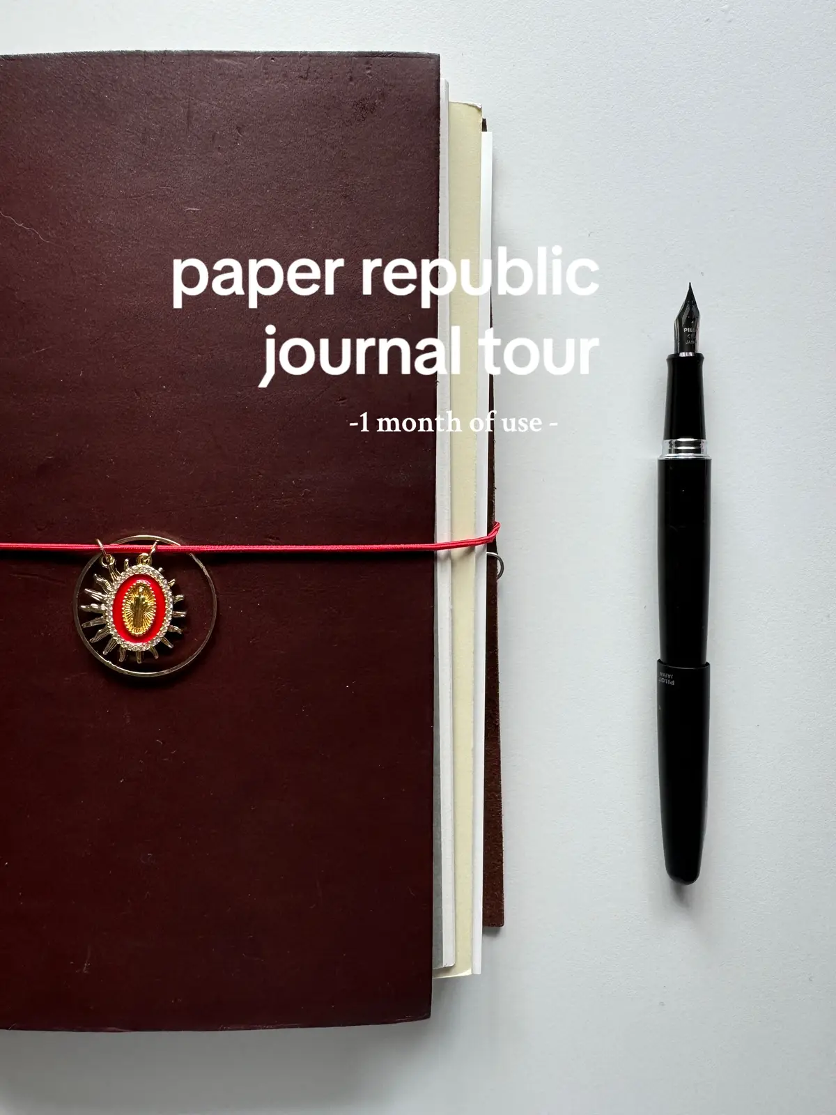 i’ve had this journal for one month and it’s been such a joy to use :) the leather smells nice and the book refills paper is thick and feels smooth when i write;; small joys for a stationery nerd 🤓✍🏼 use code CAFESTUDYPR30 for 30% off any bundle!! (full disclosure: i make no money if you do use it, it’s just a discount code that was kindly given to me by the company) #paperrepublic #leatherjournal #travelersnotebook #grandvoyageur #journalecosystem #journalingideas #journalingtips 
