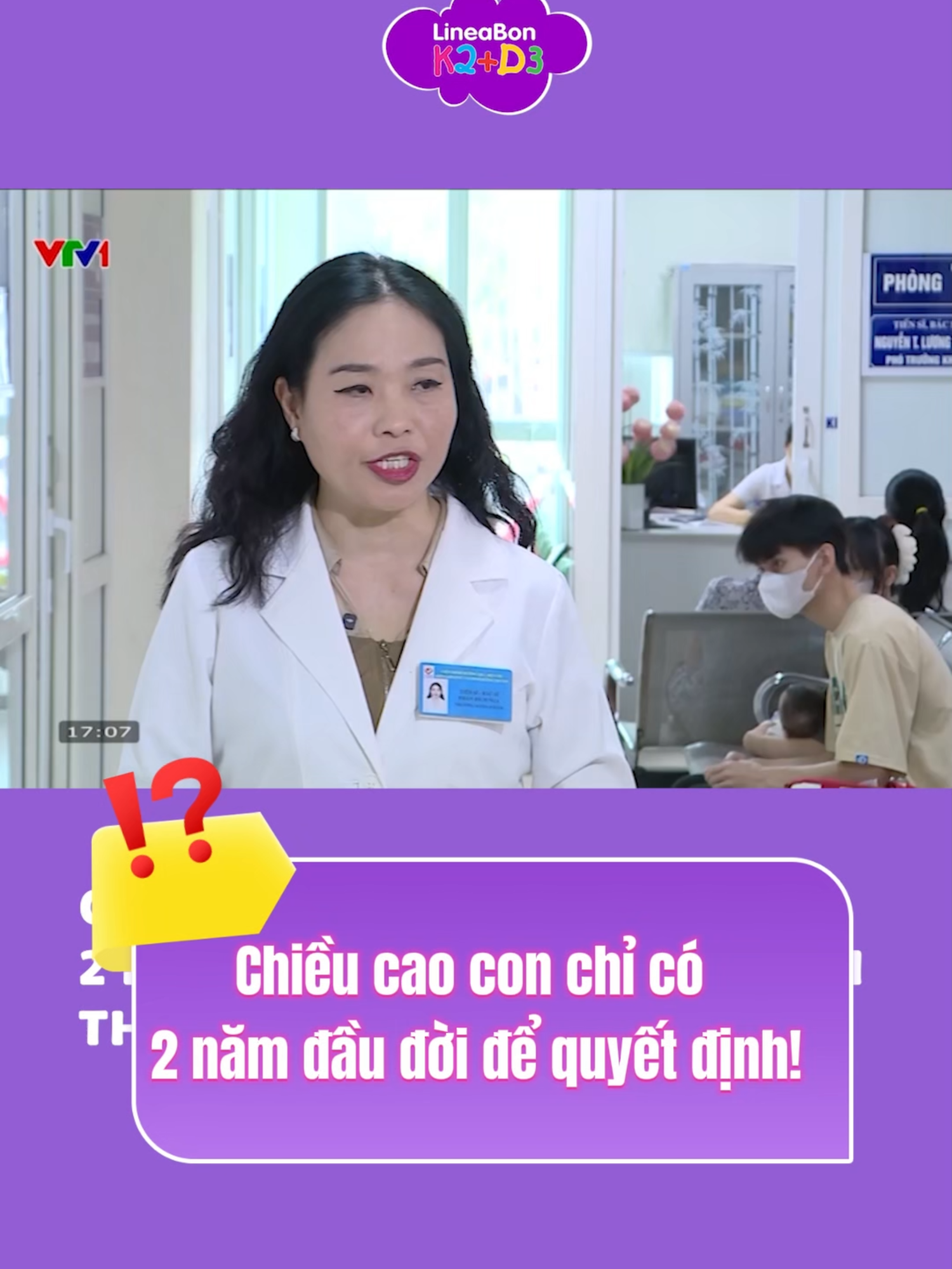 Chiều cao cả đời con chỉ có 2 năm đầu đời để quyết định thôi mẹ ơi!#d3k2tinhkhiet #lineabond3k2