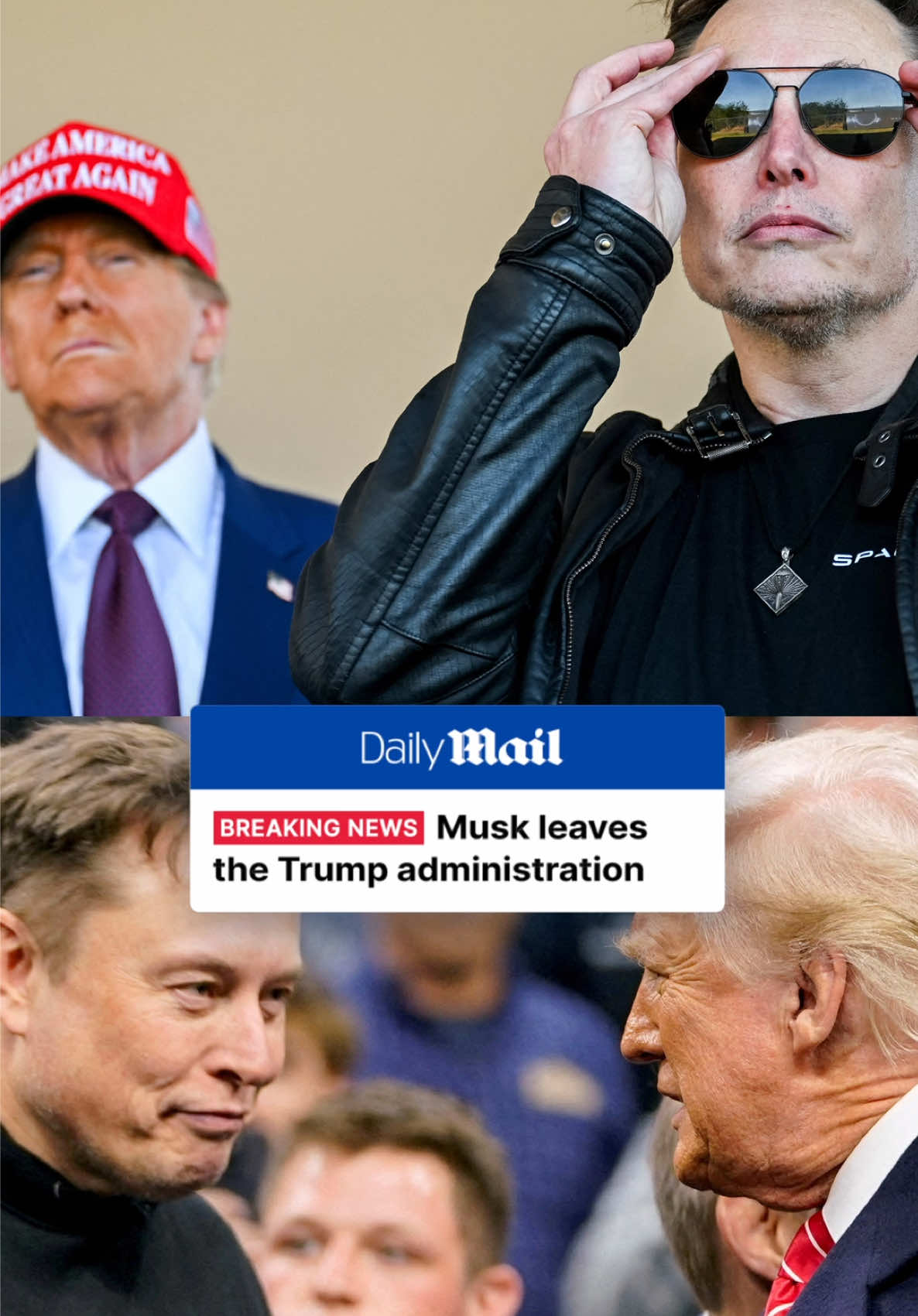 Elon Musk has quit the Department of Government Efficiency and bid farewell to the White House just one day after he publicly split with President Donald Trump. The former First Buddy left a parting message to Trump as he officially quit - click the link above to read Musk's statement. #elonmusk #split #quit #president #republican #donaldtrump  