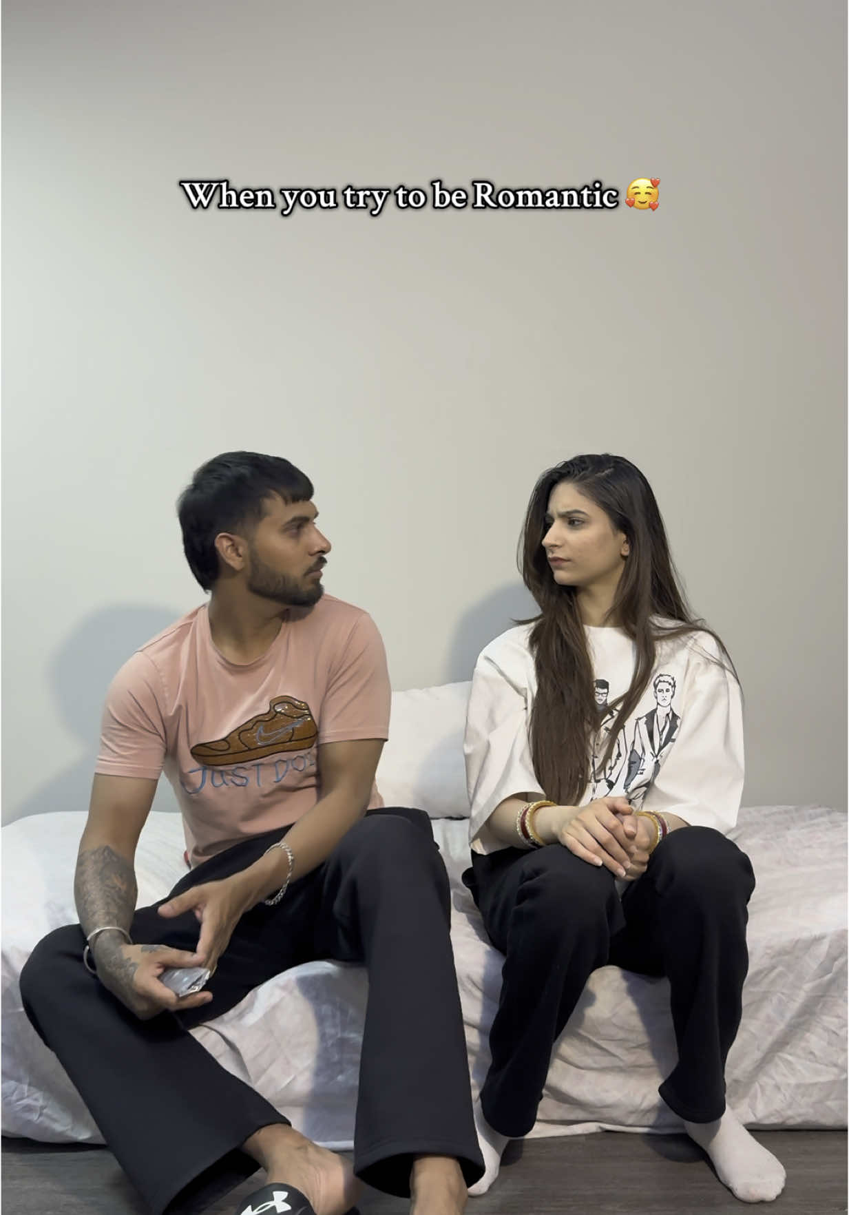 Romance ❌ Fight ✅ #couple #couplevideo #romantic #couplefight #wifeandhusband #foryoupage #explore #muskan__abhi 