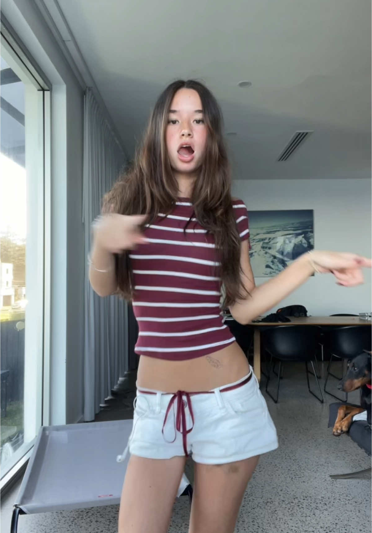 dash is going through it in the back #fyp #fashion 