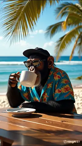 When the monkeys hit the beach, the vibe goes Wild. 🐒🌊☀️ #fouryou #ai #monkeyvibes #funnyanimals  #beachday #sun  #summer2025  #vibesss  #animalsoftiktok #tropicalvibes  #sunbeach #livewallpaper4k  #klingAI #kreatewithkling @Kling AI 
