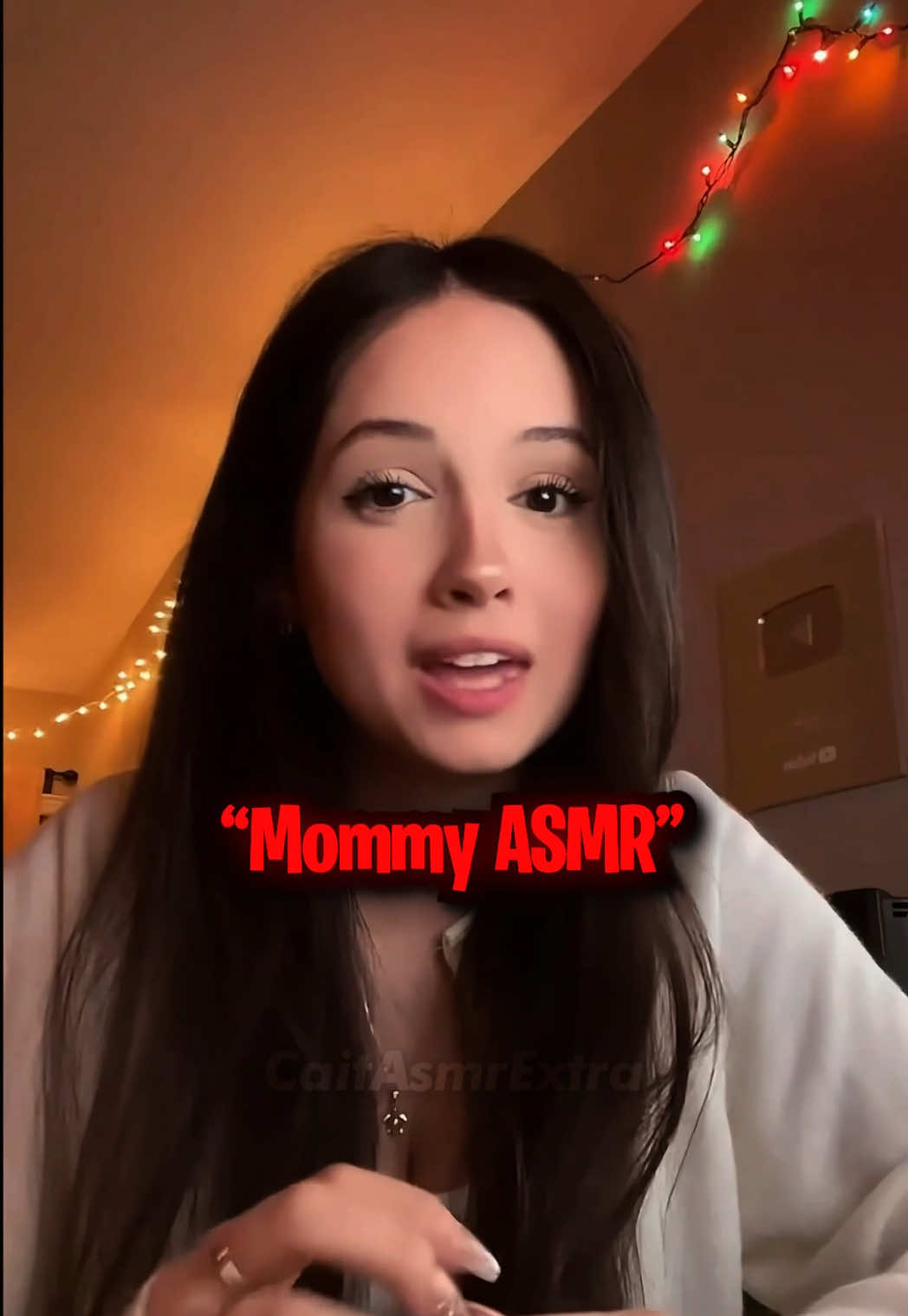 Cait is not a fan of “mommy asmr” 😭 #fyp #caitasmr #asmr #foryoupage #funny 
