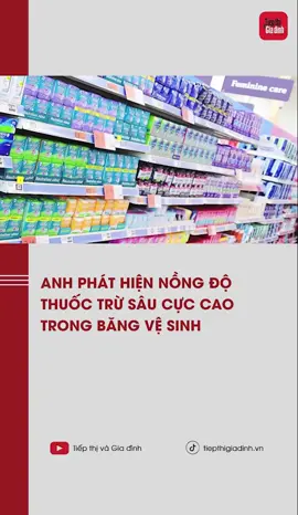 Anh phát hiện nồng độ thuốc trừ sâu cực cao trong băng vệ sinh #tiktoknews #tiepthigiadinh #xuhuong #xuhuongtiktok2025 #hoabinhdeplam #yte