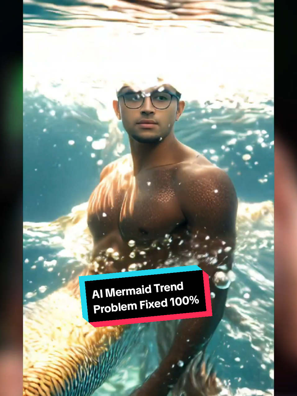 AI Mermaid Filter 🔥 Trending Effect Problem Solved 🔥 #viral #video #grow #account #foryou #foryoupage #LearnOnTikTok #creatorsearchinsights 