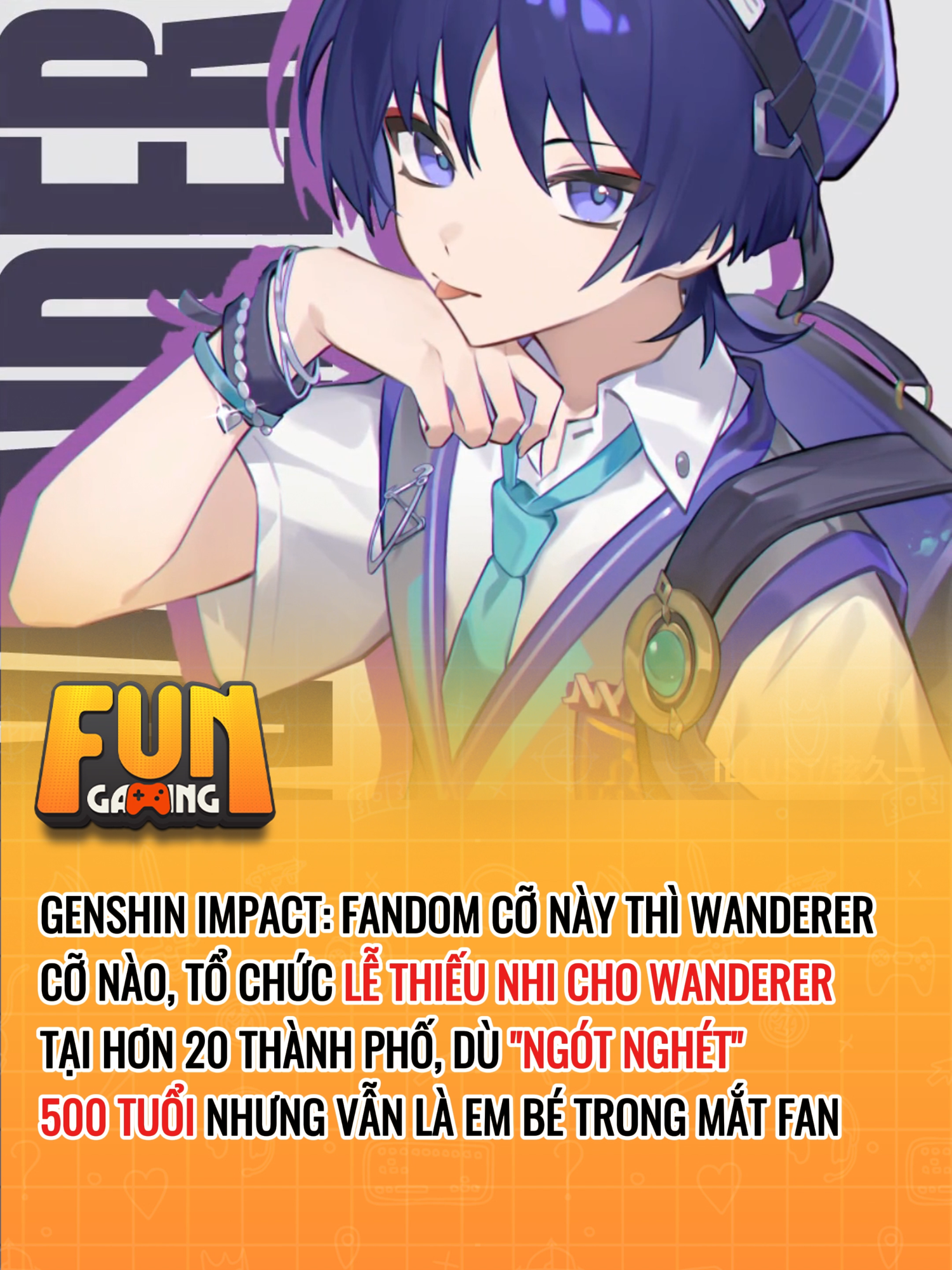 Cựu thiếu nhi 500 tuổi #GenshinImpact #genshin #wanderer #scaramouche #hoyoverse #tiktoknews #GamingOnTikTok #fyp #fungaming
