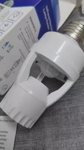 120° PIR Human Induction Motion Sensor LED Night Lamp Infrared sensor lamp holder E27 Socket Base AC 85V-265V Delay Time Adjustable Switch Bedroom light Corridor light induction light Door light#pir #motionsensor #lampholder #adjustable 