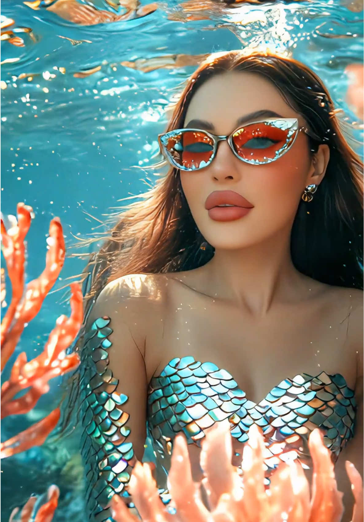 Mermaid 🧜‍♀️ trend 😍  #fyp #اكسبلور #ترند #دبي #dubai #ksa 