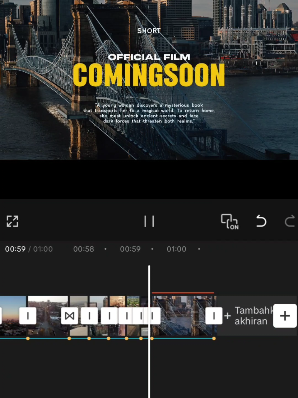 One Minute Cinematic #CapCut #cinematic #capcutpioneer #pioneertemplate #opening #viral #template #new #trend 
