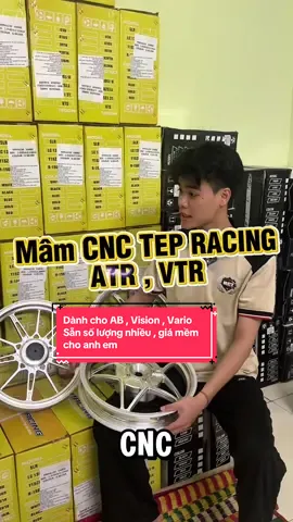 Mâm TEP – ATR – VTR vừa về số lượng lớn, đủ màu – đủ form cho các dòng xe phổ thông ✅ Phủ bóng 2K chuẩn xưởng – giữ màu lâu, dễ vệ sinh, không bị oxi hoá ✅ Gắn chuẩn form choVario, AB, Vision ✅ Chính sách bảo hành 12 tháng – lỗi 1 đổi 1 rõ ràng 📌 Giá cực kỳ dễ chơi – chỉ từ 1xxx tùy dòng 👉 Cmt “MÂM HOT” để nhận bảng giá  #mamtep #mamvtr #mamatr #mamxe #phutungxemay #dochoixemay #xekhachoi #tiktokmadebuyit #fyp #giarechatluong@Đồ Chơi Xe Máy Đà Nẵng 