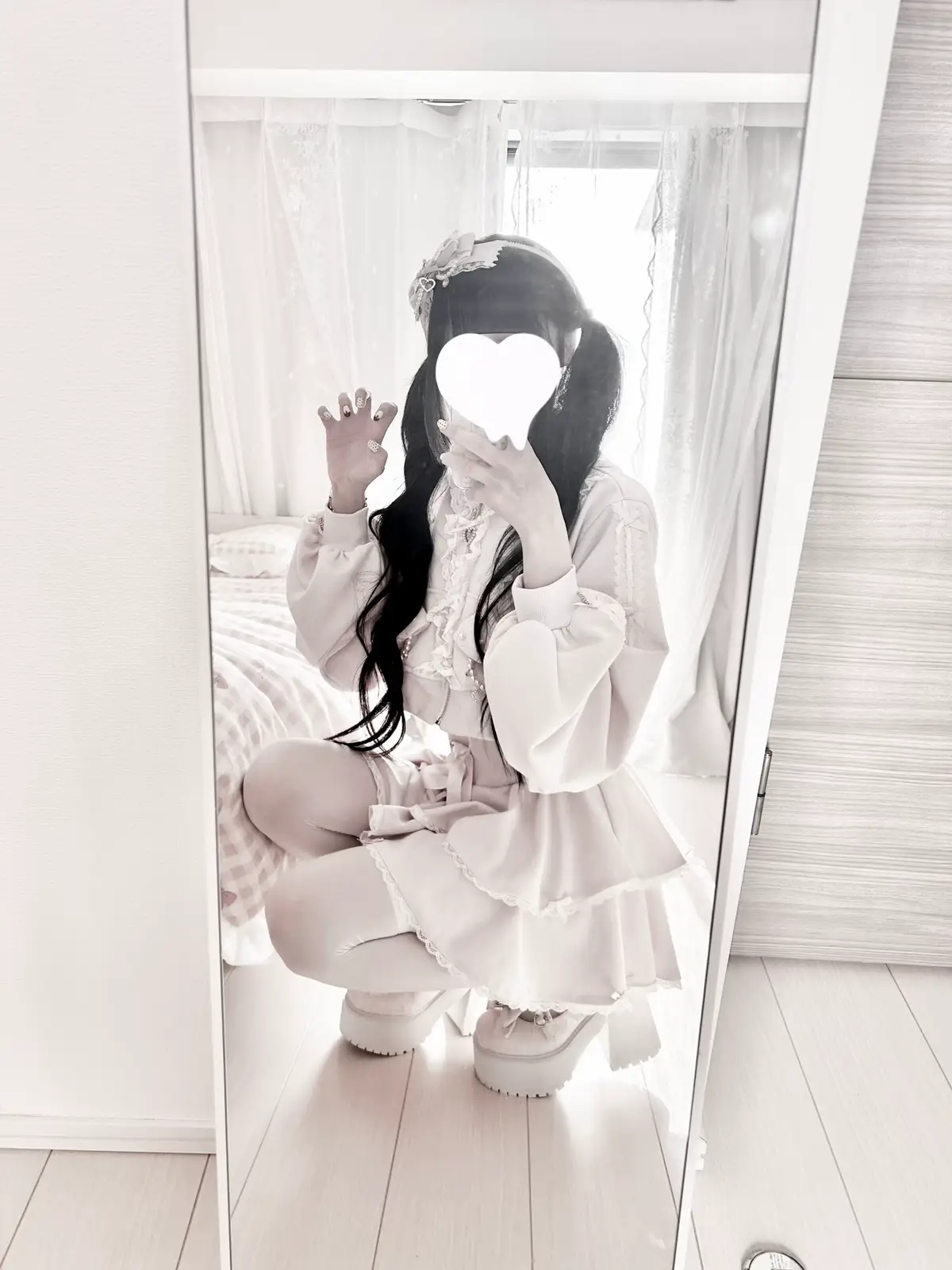 #自撮り #自撮り女子 #雰囲気女子 #量産型 #量産型女子 #量产型 #cute #kawaii #cutecore🎀🦴🍮🐾 #fyppppppppppppppppppppppp 
